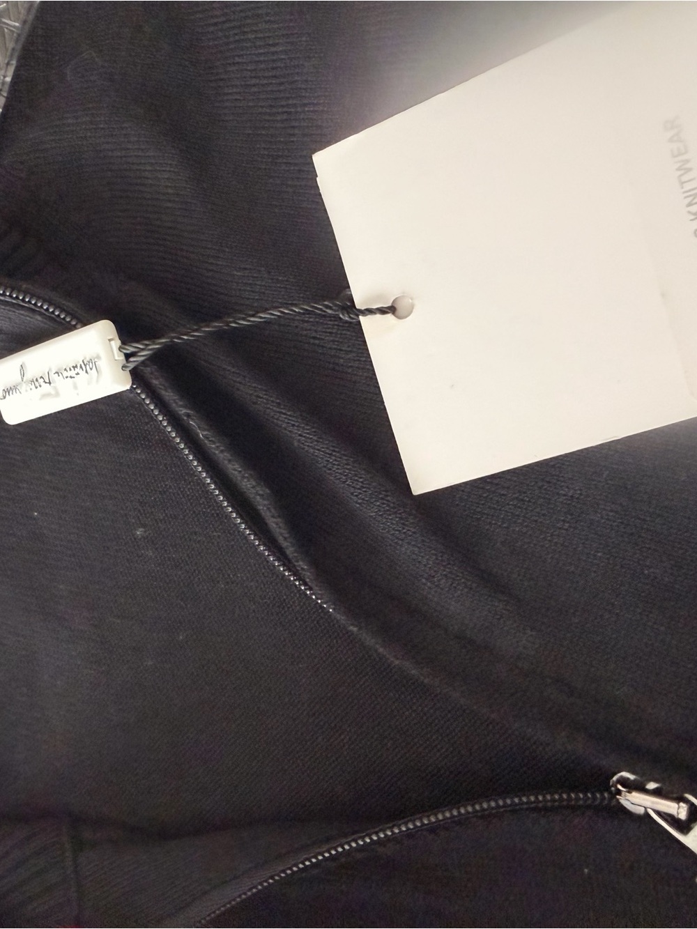 Salvatore Ferragamo Black Men's Zip-Up Sweater - Picture 5 of 16
